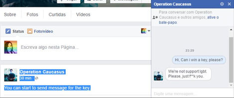 A copy of the exchange with the developer.